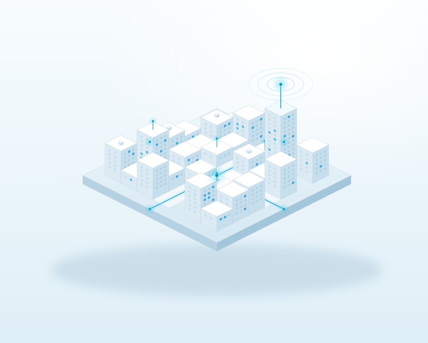 Ciudad conectada por la red de fibra de Nortech